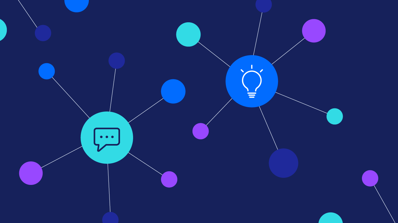 Graphic with technology imagery for 7 Best Practices for Using Generative AI in PR tip sheet